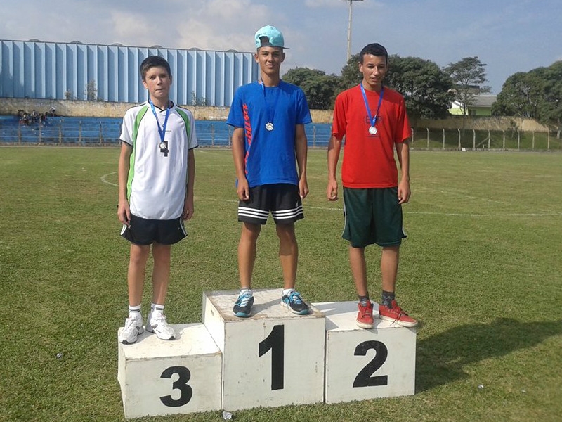 João Vitor Mosson de Abreu, 3.º lugar nos 200m rasos.