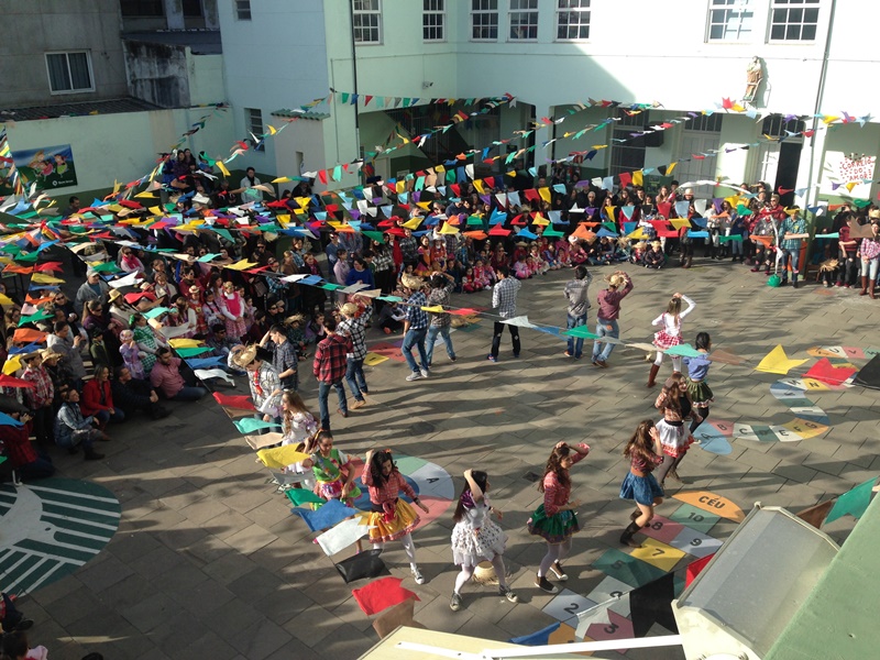 Festa Junina no Bom Jesus Joana d´Arc, em Rio Grande (RS).