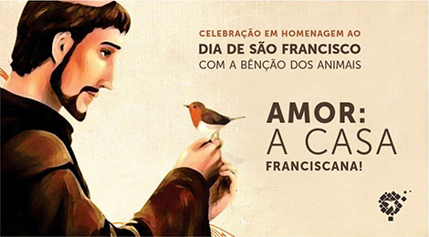 Convite: Evento “Celebração franciscana e bênção dos animais”, no dia 02/10