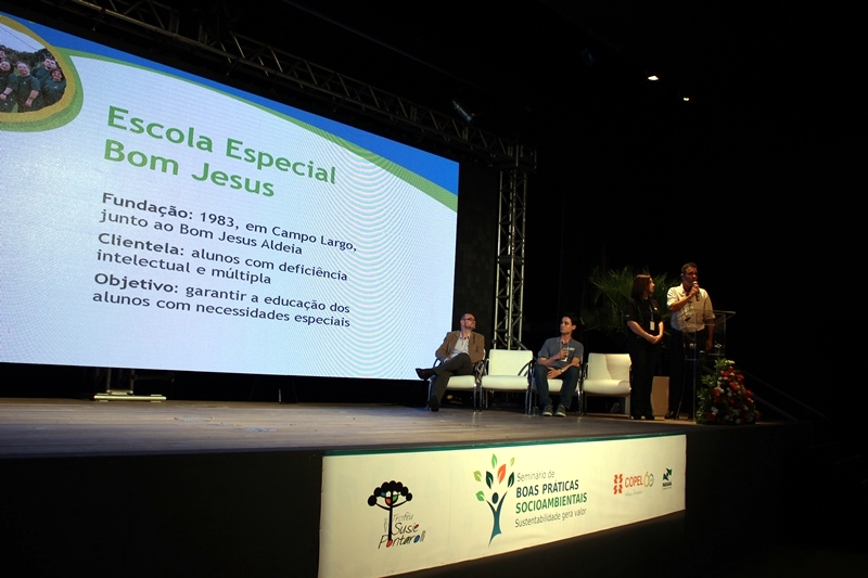 Apresentação da Valor Brasil no V Seminário de Boas Práticas Socioambientais da Copel.