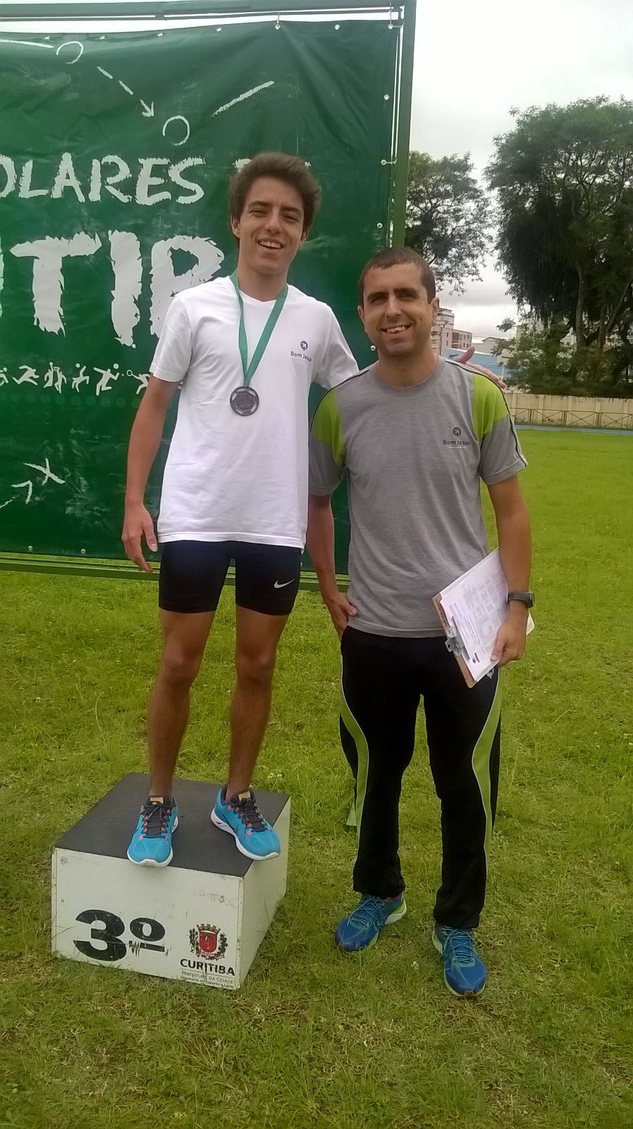 Matheus Zaniolo: bronze nos 110m com barreiras infanto-juvenil masculino dos Jogos Escolares de Curitiba